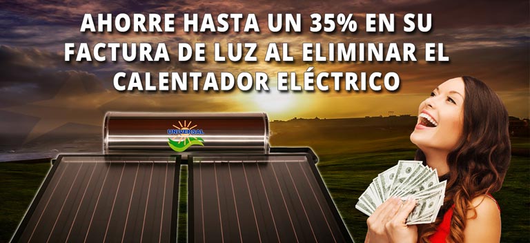 calentador solar ahorra en su factura electrica