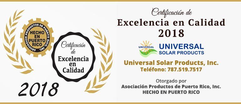Universal Solar excelencia en calidad Universal Solar excelencia en calidad